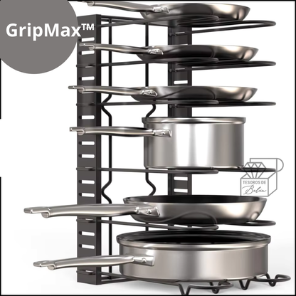 😋GripMax™Estante Organizador Para Ollas Y Sartenes🌟