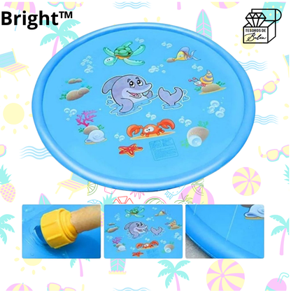 💦 Bright™Alfombra de juegos acuáticos de 1 metro🐬