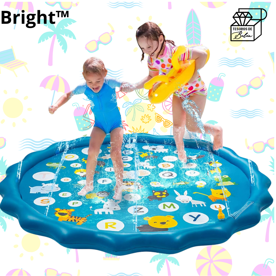 💦 Bright™Alfombra de juegos acuáticos de 1 metro🐬