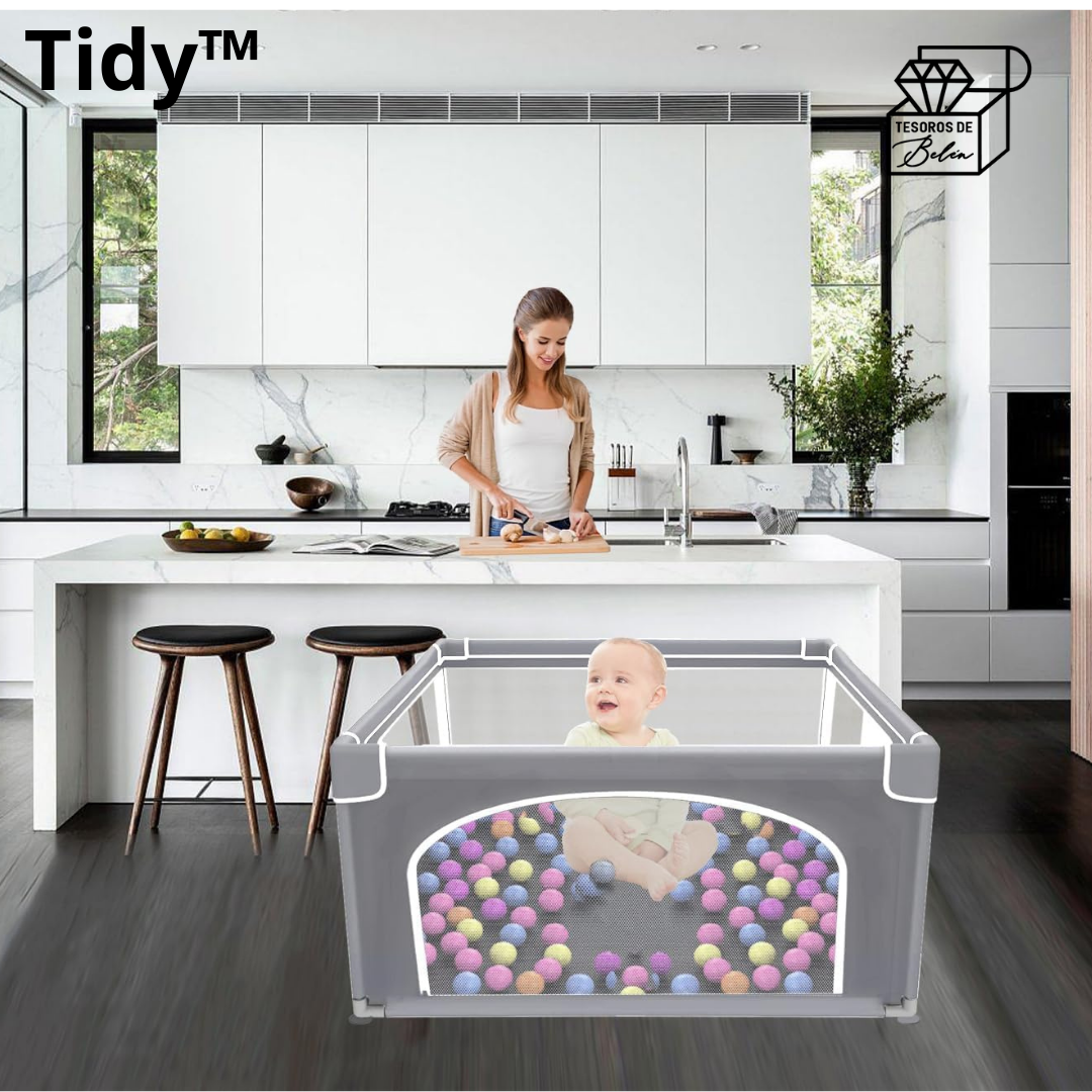 👶Tidy™Corral Bebe Plegable Centro De Actividad🐣